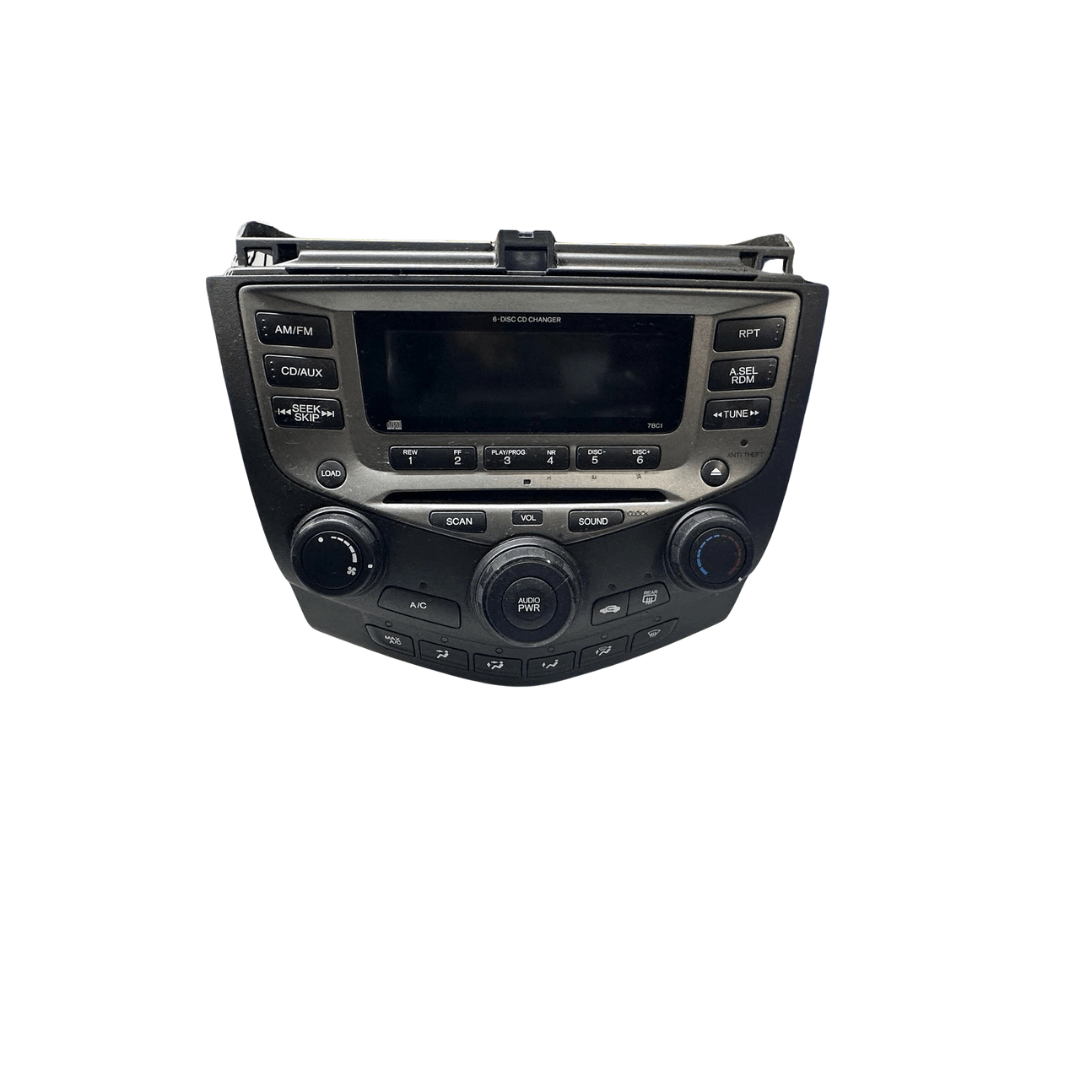 2003-2006 HONDA Accord Radio Stereo CD Player 2AC2 Manual Temp Climate Control