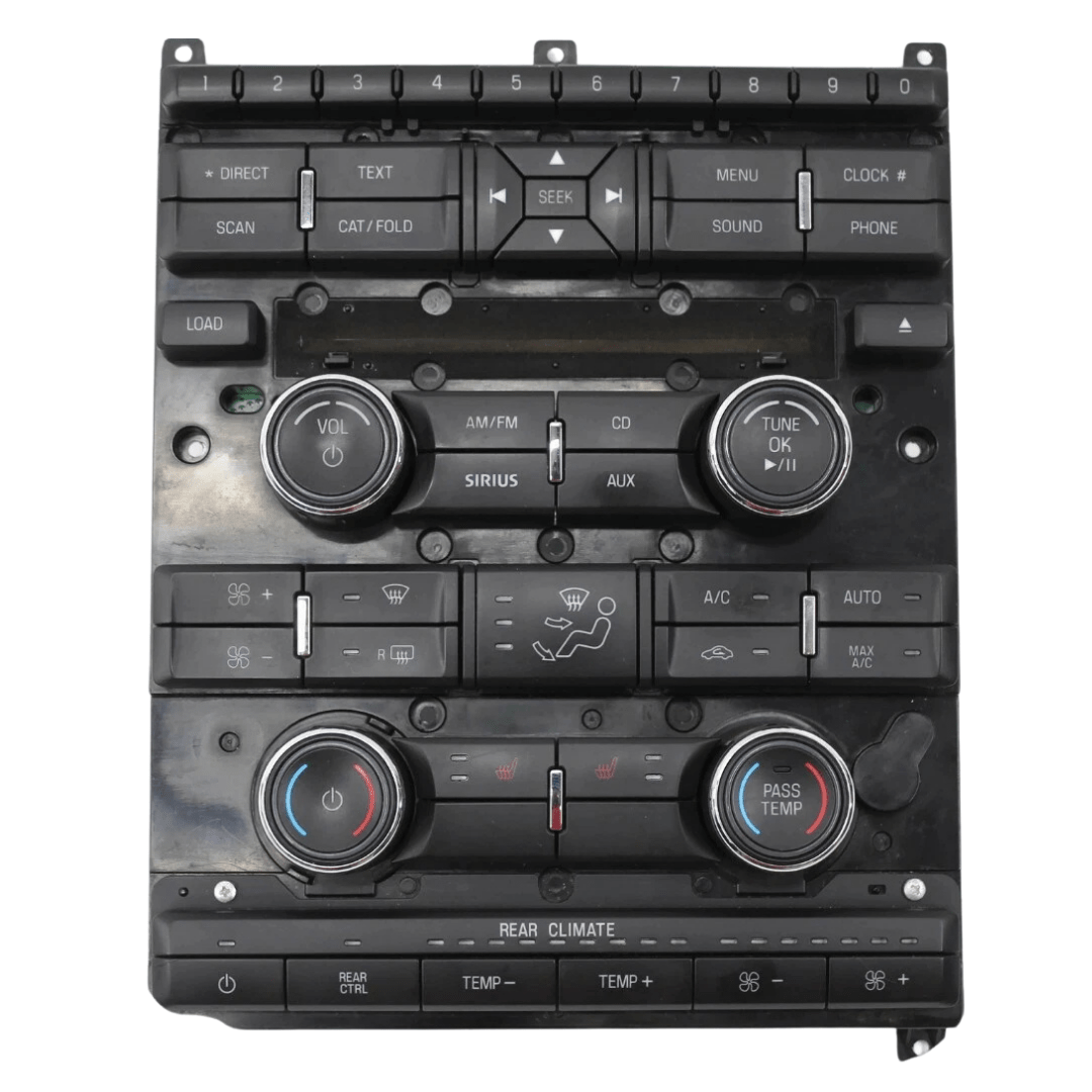 2009-2011 Ford Flex Ac Heater Radio Control Panel 8A8T-18A802-CF