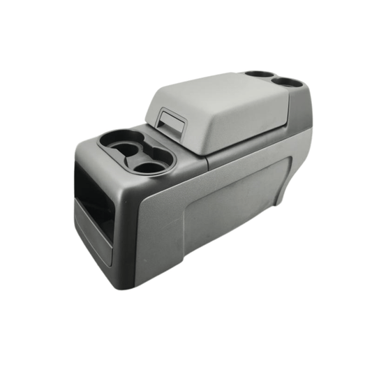 2004-2008 Ford F150 Pickup Column Shift Front Floor Full Console With Lid (GRY)