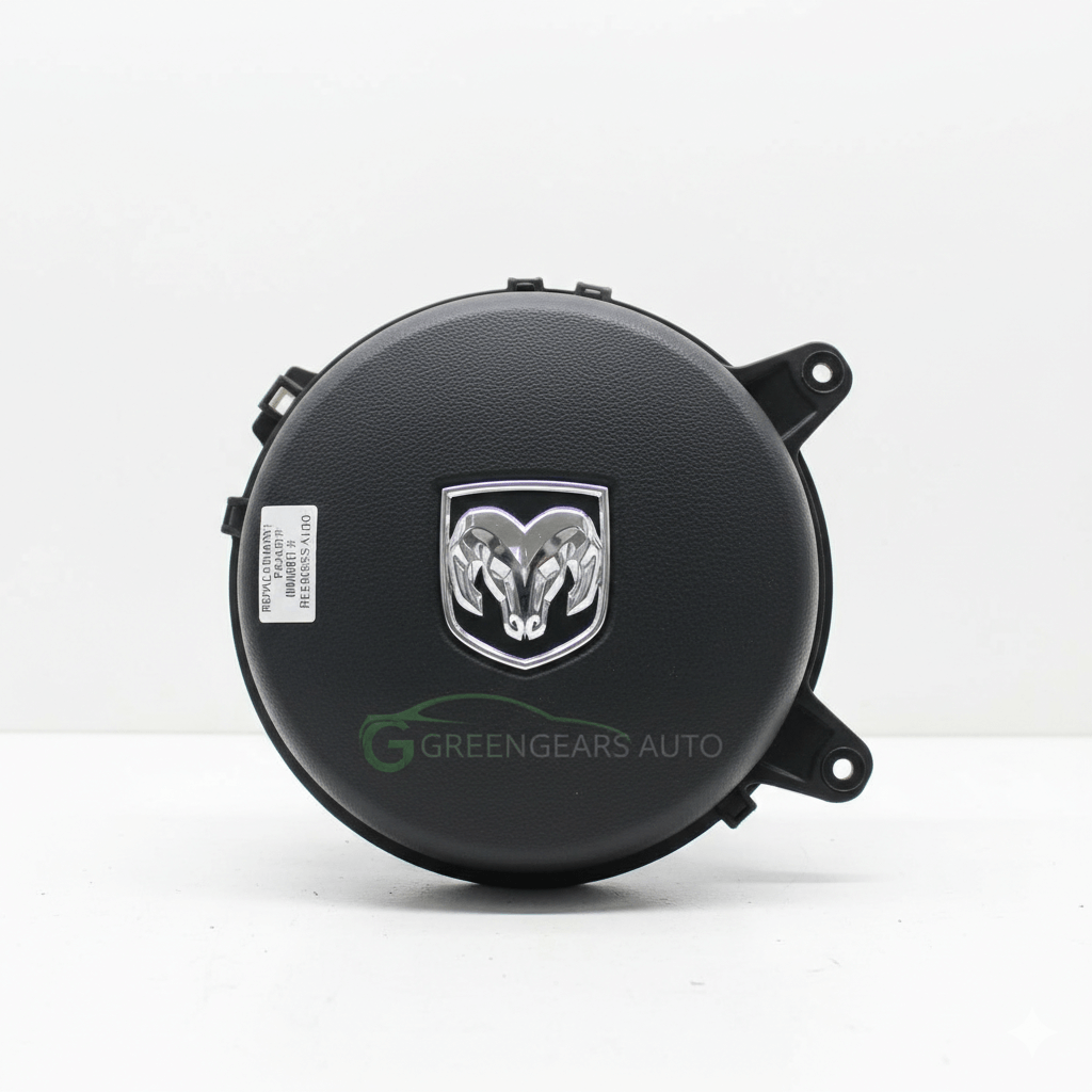 2014 Dodge Ram Driver Steering Wheel Air Bag BLACK LEFT